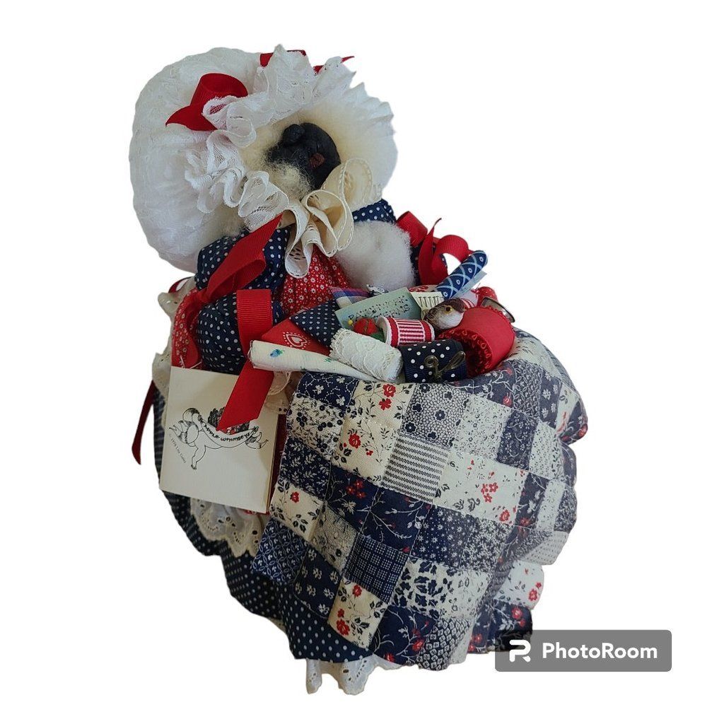 Rare Vintage Apple Whimseys Real Apple Face Appalachian Folk Art Doll Sew Granny